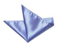 Gascoigne Silk Pocket Square Light Blue Men's