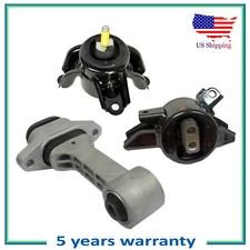 Set of 3PCS Engine Motor & Trans Mount For Hyundai Accent Elantra Kia Forte Rio