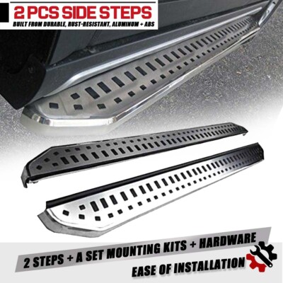 2PCS Running Boards Side Step Nerf Bar Fit 2023 2024 Chirey JETOUR X70 X70 PLUS