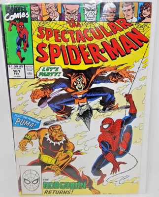 SPECTACULAR SPIDER-MAN #161 *1990* 8.0 | eBay