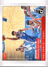 2021-22 Donruss Basketball Franchise Features #8 Joel Embiid 76ers