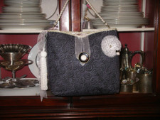 Dressy Black And White Handbag