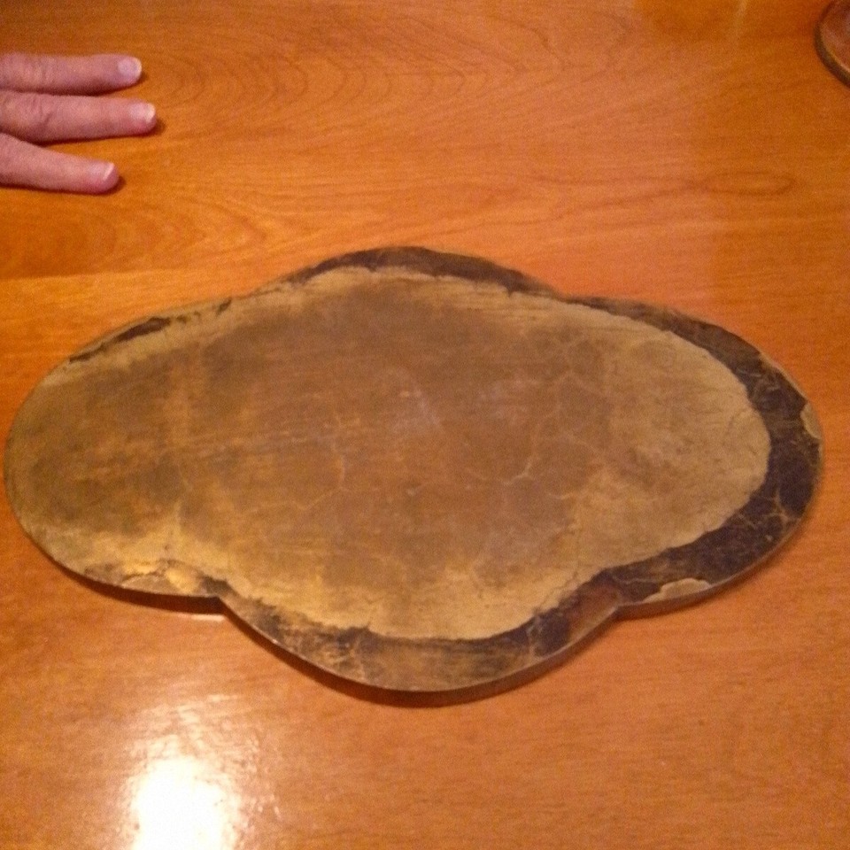 Chinese Antique Collection Brass Tea Tray Round Figures eBay