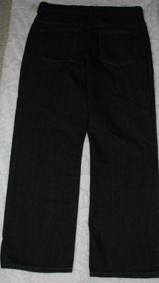 Хлопковые джинсы Canyon River Blues Boy's 18 Husky Black Relaxed Fit с регулируемой талией - Изображение 3 из 3