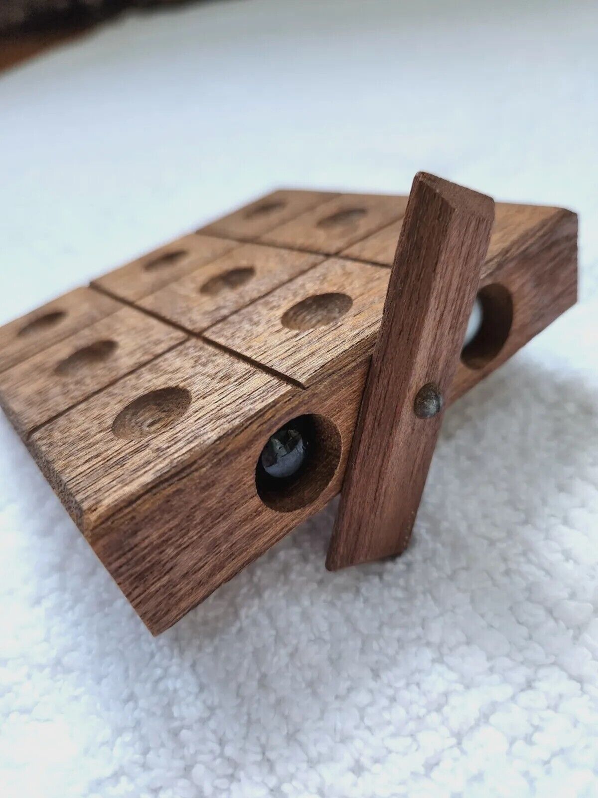 Wooden Tic-Tac-Toe Wooden, Made in the USA