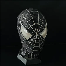 Original Black Venom Toby Spiderman Mask 3D Line Helmet Costume Cosplay Props US