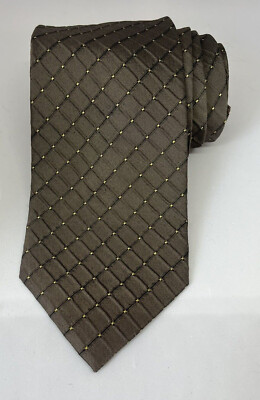 Picasso Collection Mens Neck Tie Diamonds 100% Wool Executive Standard NWT