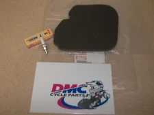 New OEM Air Filter Element + Spark Plug Tune Up Yamaha Riva 125 XC125 1985-2001