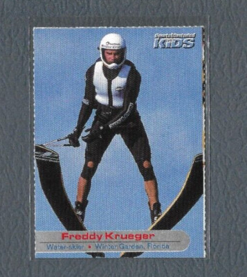 2001 SI Kids FREDDY KRUEGER Rookie, Water Skier Skiing World Cup/Pan Am GOLD #35