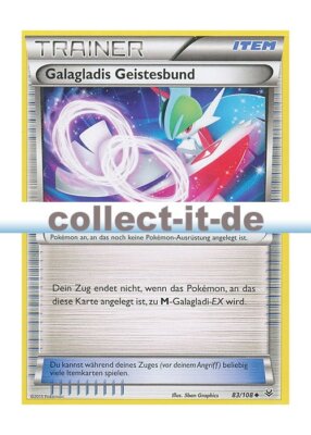 Pokemon 83/108 Galagladis Geistesbund | XY Drachenleuchten