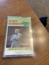 New/Sealed Tony Bennett Greatest Hits Cassette Tape/Orig. Sticker/10S/Evergr/mus
