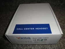  Wantek Call Center Headset Model A600, RJ09 Jack Connector- NEW 
