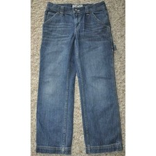 Boys Carpenter Jeans 12H Blue Adjustable Waist Faded Wash Denim Urban Pipeline