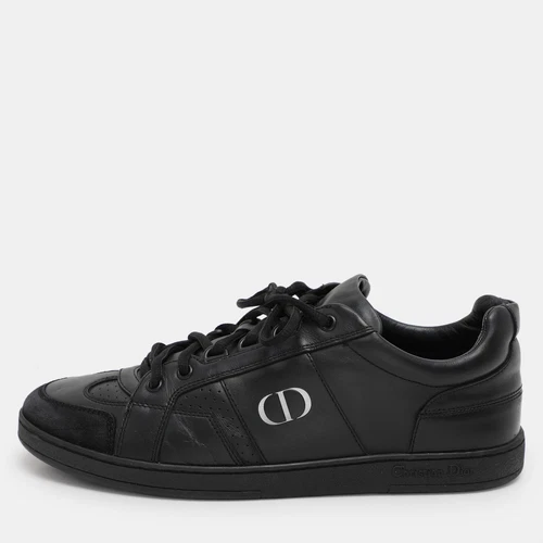 Baskets basses uniforme CD cuir noir Dior pointure 39