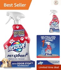 22 oz Pet Expert Spray: Powerful Stain and Odor Remover for Carpets Upholstery