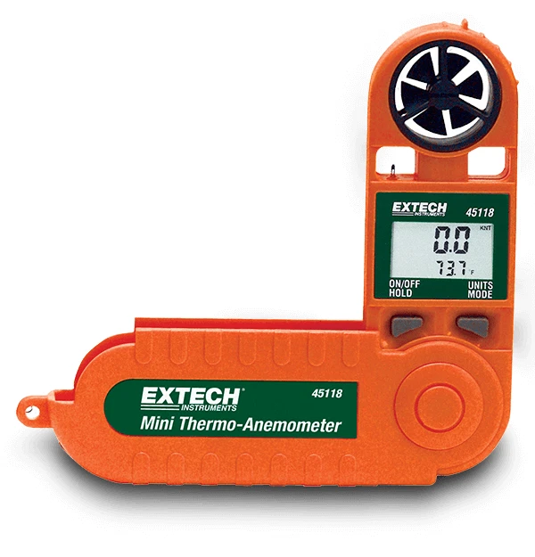 Extech 45118 Mini Waterproof Thermo Anemometer - NEW