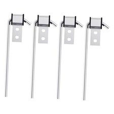 4 Pcs Heavy Duty Exhaust Hanger Rod-Universal Exhaust Hangers Muffler 4 Pack