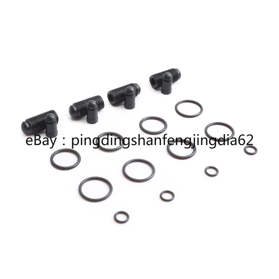 JUEGO DE 4 SELLOS INYECTORES DIÉSEL APTOS PARA VW GOLF PASSAT JETTA TOURAN AUDI A3 A4 2.0T Foto 4 de 4