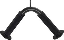 Tricep Press Down Bar, V Bar Cable Attachment, Steel with Black V 