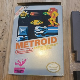 Metroid Nintendo NES, PAL game, USA box Complete