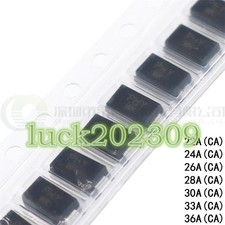 50PCS NEW TVS SMAJ22A/24/26/28/30/33/36CA SMA/DO214AC KX