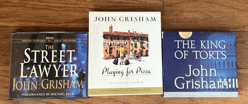 Lot 5John Grisham Suspense Mystery Audio Books -King of Torts Broker Litigator++ - Picture 3 of 4