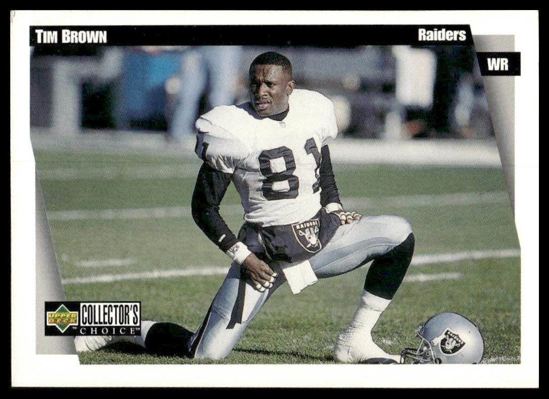 Tim Brown 1997 Collector's Choice #245 Oakland Raiders