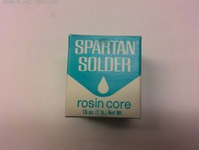 1980's vintage rosin core solder 1lb roll  Chicago, USA NEW OLD STOCK