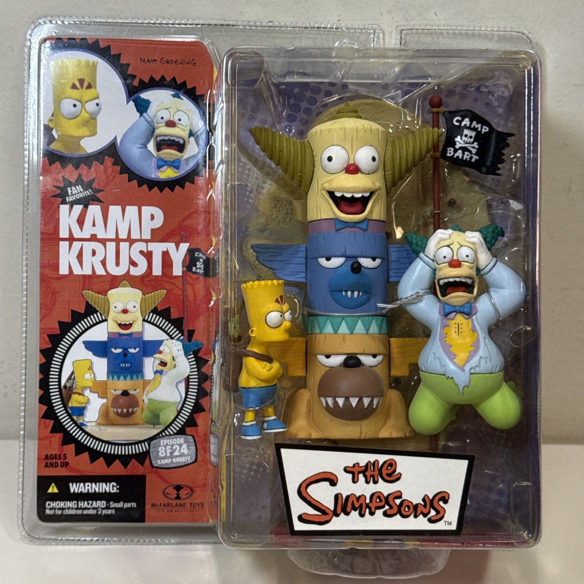 The Simpsons Kamp Krusty Figures Episode 8f24 McFarlane Toys