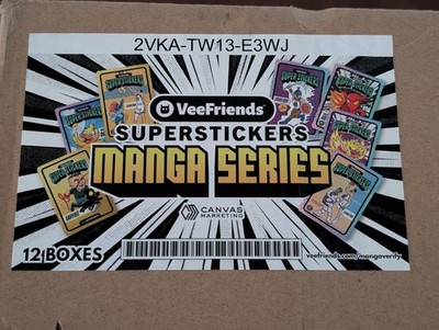 VeeFriends Super Stickers: Manga Series Cards 12-Box Case -  Factory Sealed