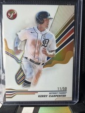 2024 Topps Pristine - Kerry Carpenter True Gold /50 - Detroit Tigers