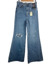 Levis High loose Flare jeans womens 90s retro boho 80s high waist sz 27