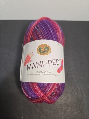 Lion Brand Mani-Pedi Sock Yarn Mittens Color 605 Dye Lot 629885 Superwash