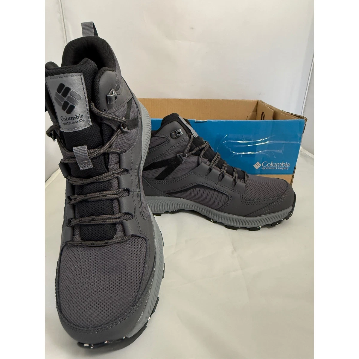 Gray Columbia Medium Width Hiking Shoes & Boots for Men for 