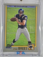2005 Topps #328 Drew Brees Rookie Football Card Beautiful ? Invest - Offers!. rookie card picture