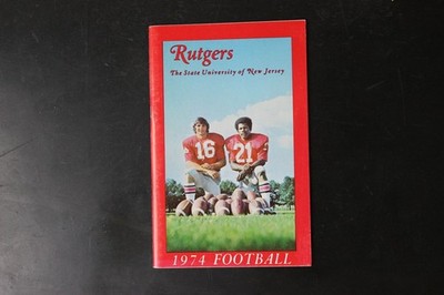 1974 Rutgers Football Program Magazine College Sports NCAA Guide