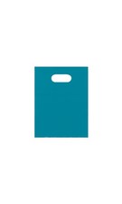 Small Low Density Teal Merchandise Bags - 9”W x 12”H - Case of 1000