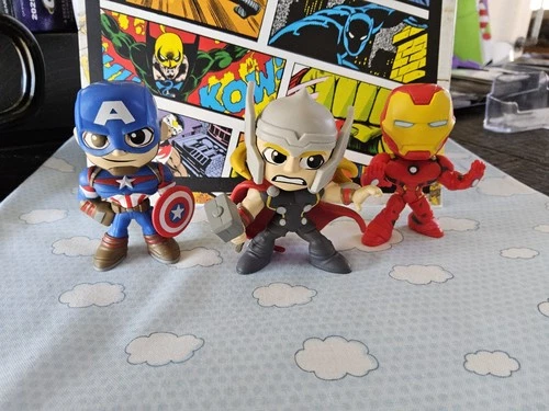Funko Mystery Minis Marvel  Classics 2024 LOT of 3  Cpt. America, Ironman,  Thor