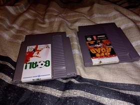 NES Games  Super Off Road and Goal