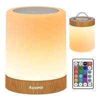 Nachttischlampe Nachtlicht Kinder Touch Dimmbar 13 Farben 5 Modi 3000Mah Akku