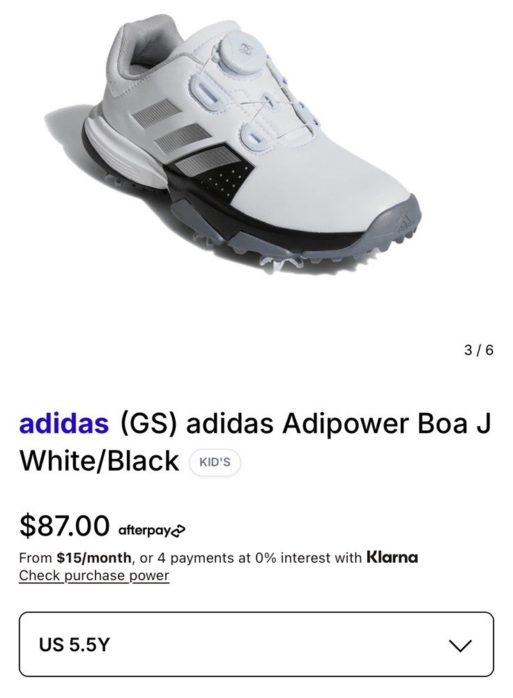 adidas gazelle silver green womens adidas Women's Adipower 4orged Golf Shoes, Black main image 0