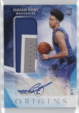 2019-20 Panini Origins Rookie Jersey Turquoise 2/25 Isaiah Roby #178 Auto ms9