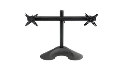 Ergotech 100-D16-B02 Dual Monitor Desk Mount Stand LCD Arm VESA Adjustable