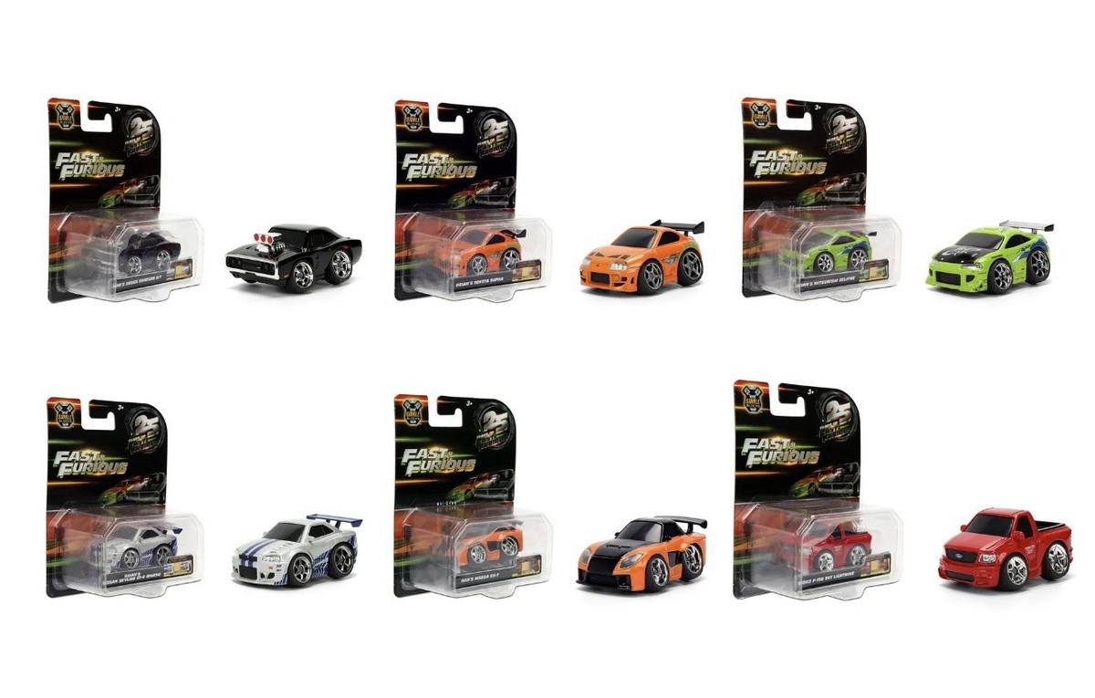 ワイルドスピード　Jada 1/43 SMALL BLOCKS ６種類セット Jada Small Blocks Fast & Furious 25th Anniversary 1:43 Scale