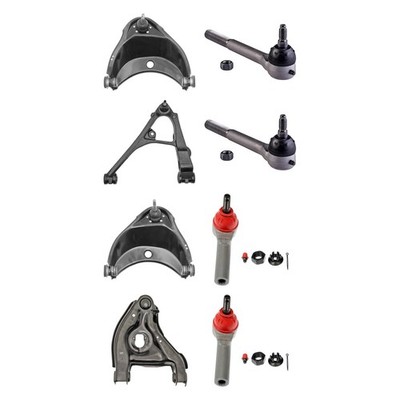 For Chevy Sonora 00 Control Arm with Ball Joint and Tie Rod End Kit Solutions