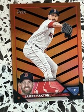 2023 Topps Update Series - James Paxton #US119 Orange & Black Foil