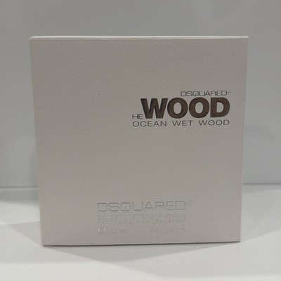 Dsquared2 He Wood Ocean Wet Wood EDT Pour Home 100ml /3.4oz Box Only! EMPTY BOX