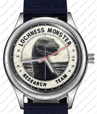 Lochness Monster Trendy 38mm Face Wrist Watch