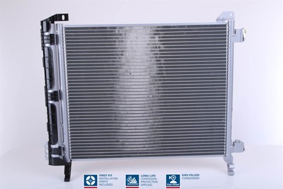 NISSENS 940372 Kondensator, Klimaanlage für NISSAN