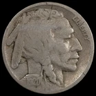 1920 s 5C Buffalo Nickel Circulated Coin